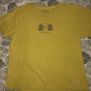 Life is good hiking tee
